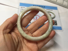 Load image into Gallery viewer, 57.5mm certified type A 100% Natural green/yellow/purple (FU LOU SHOU)Jadeite jade bangle PH36-0433

