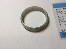 Load image into Gallery viewer, 50.2mm certified 100% natural Type A light green/gray/purple jadeite jade bangle PD202-2389
