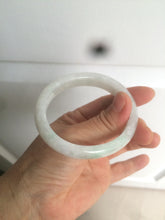 Load image into Gallery viewer, 52mm certified Type A 100% Natural icy light green oval Jadeite Jade bangle AZ45-5053
