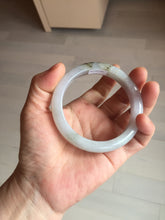 Load image into Gallery viewer, 57.6mm Certified Type A 100% Natural icy watery white purple black brown Jadeite Jade bangle BM21-7700
