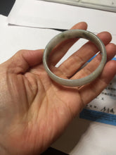 Load image into Gallery viewer, 50.2mm certified 100% natural Type A light green/gray/purple jadeite jade bangle PD202-2389
