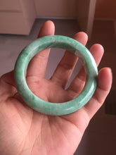 Load image into Gallery viewer, 56.2mm Certified Type A 100% Natural sunny green purple white Jadeite bangle PC168-8111
