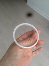 Load image into Gallery viewer, 48.8mm Certified Type A 100% Natural light purple/yellow/white square Jadeite Jade bangle Y151-8064
