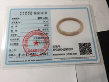 Load image into Gallery viewer, 55.5mm certified 100% natural Type A sunny green, oily dark green gray brown black Mountain After Rain(空山如洗) round cut jadeite jade bangle AZ174-1026
