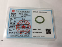 Load image into Gallery viewer, 57.3m certified 100% Natural dark green/black nephrite (碧玉)  bangle HT168-7-3894
