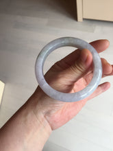 Load image into Gallery viewer, Shopify Only. 57mm Certified Type A 100% Natural icy watery green purple Jadeite Jade bangle BM85-8637
