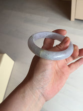 Load image into Gallery viewer, Shopify Only. 57mm Certified Type A 100% Natural icy watery green purple Jadeite Jade bangle BM85-8637
