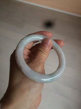 Load image into Gallery viewer, 55mm Certified type A 100% Natural light green/purple/yellow round cut Jadeite bangle AE62-6546
