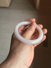 Load image into Gallery viewer, 52.5mm Type A 100% Natural light pink/purple round cut Jadeite Jade bangle BH126-8037
