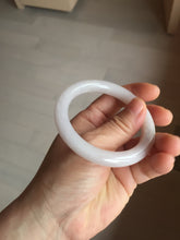 Load image into Gallery viewer, 52.5mm Type A 100% Natural light pink/purple round cut Jadeite Jade bangle BH126-8037
