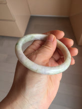 Load image into Gallery viewer, 57.5mm certified type A 100% Natural green/yellow/purple (FU LOU SHOU)Jadeite jade bangle PH36-0433
