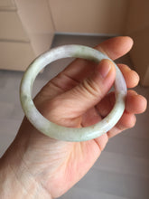 Load image into Gallery viewer, 57.5mm certified type A 100% Natural green/yellow/purple (FU LOU SHOU)Jadeite jade bangle PH36-0433
