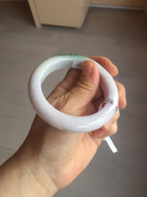 Load image into Gallery viewer, 54mm Certified 100% natural Type A olive green/white/purple jadeite jade bangle AX96-5190
