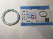 Load image into Gallery viewer, 52.4mm certified Type A 100% Natural green/yellow/purple(FU LU SHOU) round cut Jadeite Jade bangle PE90-5479
