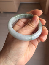 Load image into Gallery viewer, Certified Type A 100% Natural dark green white purple oval Jadeite bangle group PH37

