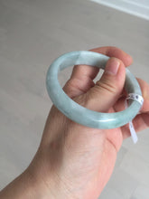 Load image into Gallery viewer, 53.5mm certified 100% natural type A light green white blue jadeite jade bangle BQ22-3791
