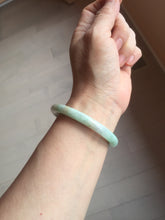 Load image into Gallery viewer, 52.4mm certified Type A 100% Natural green/yellow/purple(FU LU SHOU) round cut Jadeite Jade bangle PE90-5479
