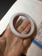 Load image into Gallery viewer, 58.5mm Certified Type A 100% Natural green/purple/white Jadeite Jade bangle BM88-4502
