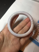Load image into Gallery viewer, 58.5mm Certified Type A 100% Natural green/purple/white Jadeite Jade bangle BM88-4502
