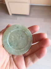 Load image into Gallery viewer, 100% Natural type A light green yellow  jadeite Jade horse pendant worry stone AA93
