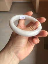 Load image into Gallery viewer, 61.5mm Type A 100% Natural sunny green/light white/purple Jadeite Jade bangle BH124-8036
