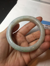Load image into Gallery viewer, Shopify only 55.5mm Certified 100% natural Type A sunny green purple jadeite jade bangle BM89-9781
