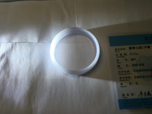 Load image into Gallery viewer, 49.6mm Certified Type A 100% Natural light purple white Jadeite Jade bangle BS119-1524
