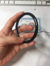 Load image into Gallery viewer, 卖了 58.5mm Type A 100% Natural icy black(冰乌鸡) gray Guatemala Slim Round Cut Jadeite Bangle PJ151-1381
