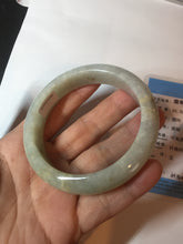 Load image into Gallery viewer, 55.4mm certified Type A 100% Natural green/yellow/purple/red Jadeite Jade bangle BM91-9786
