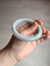 Load image into Gallery viewer, 57.5 mm Certified Type A 100% Natural sunny green/light purple Jadeite Jade bangle BM26-0790
