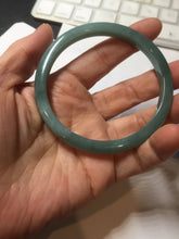 Load image into Gallery viewer, 59.2mm Certified Type A 100% Natural green/blue/black/gray/black Guatemala slim Jadeite bangle PF11-5873
