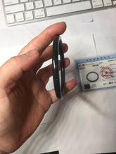 Load image into Gallery viewer, 卖了 60mm Type A 100% Natural icy black(冰乌鸡) blue gray Guatemala Slim Round Cut Jadeite Bangle PJ152-1378
