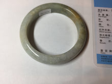 Load image into Gallery viewer, 56.1mm 100% natural certified light green yellow purple jadeite jade bangle BM92-9766
