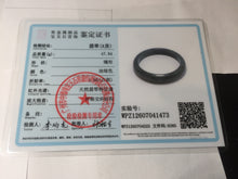 Load image into Gallery viewer, 56.7mm Certified Type A 100% Natural dark green/blue/gray/black Guatemala Jadeite bangle PJ143-1473
