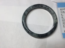 Load image into Gallery viewer, 62mm Certified Type A 100% Natural dark green red Jadeite bangle PD138-6234
