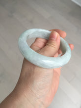 Load image into Gallery viewer, 54.9mm certified 100% natural Type A light green chubby jadeite jade bangle BK76-3784
