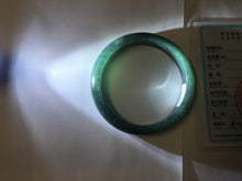 Load image into Gallery viewer, 56.7mm Certified Type A 100% Natural dark green/blue/gray/black Guatemala Jadeite bangle PJ143-1473
