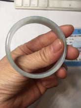Load image into Gallery viewer, 51.6mm Certified Type A 100% Natural sunny green light green white thin Jadeite Jade bangle BS120-1581
