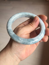 Load image into Gallery viewer, 62.8mm Certificated Type A 100% Natural White blue Jadeite Jade bangle AA118-8435
