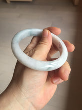 Load image into Gallery viewer, 59.8mm Certificated Type A 100% Natural White green Jadeite Jade bangle AA117-8441
