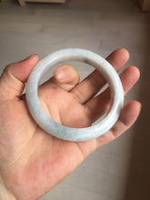 Load image into Gallery viewer, 59.8mm Certificated Type A 100% Natural White green Jadeite Jade bangle AA117-8441
