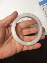 Load image into Gallery viewer, 61.5mm Type A 100% Natural sunny green/light white/purple Jadeite Jade bangle BH124-8036
