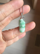 Load image into Gallery viewer, 100% natural type A icy watery jadeite jade sunny green/white/purple/yellow 3D PiXiu (貔貅) pendant necklace PC29
