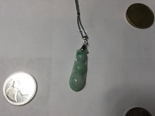 Load image into Gallery viewer, Type A 100% Natural sunny green white Three Peas in a Pod(连中三元) Four Seasons Fortune Beans(四季发财豆) jadeite PD1
