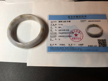 Load image into Gallery viewer, 59mm Certified Type A 100% Natural light purple yellow jadeite jade bangle BM100-4475
