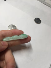 Load image into Gallery viewer, Type A 100% Natural sunny green white Three Peas in a Pod(连中三元) Four Seasons Fortune Beans(四季发财豆) jadeite PD2
