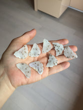 Load image into Gallery viewer, 100% Natural type A white brown Jadeite Jade Withered Leaf Butterfly(枯叶蝶) pendant PB215
