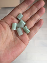 Load image into Gallery viewer, Type A 100% Natural white light green Jadeite Jade LuluTong (Every road is smooth) bead pendant group BP90 Add-on item
