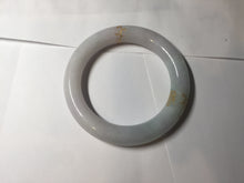 Load image into Gallery viewer, 59.2mm Certified 100% Natural type A light green/purple carved and golden-painted chubby round cut Jadeite Jade bangle PA174-(8571)
