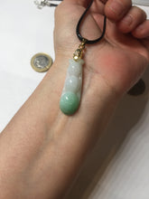 Load image into Gallery viewer, Type A 100% Natural sunny green white(白底青) Three Peas in a Pod(连中三元) Four Seasons Fortune Beans(四季发财豆) jadeite PD4
